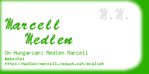 marcell medlen business card